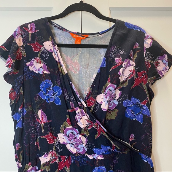 Joe Fresh Floral Faux Wrap Dress - Picture 4 of 10
